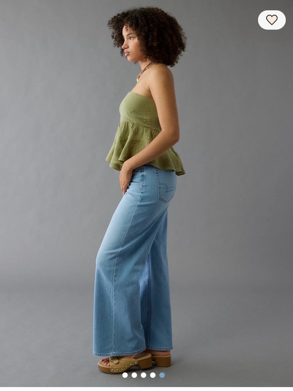 American Eagle Outfitters Curvy Super High-Rise Baggy Wide-Leg Jeans